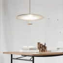 Axyaa Minimalist Gold Black Pendant Ring Lights Living Room Hanging Lamp