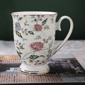Axyaa Bone  Espresso Cup Set, Elegant Ceramic Coffee Mug Wedding Gift