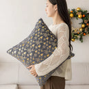 Axyaa Velvet Snowflake Christmas Pillowcase - 45x45/50x50cm