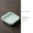 Axyaa Dim Sum Plate Set for Exquisite Tea and Desserts