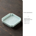 Axyaa Exquisite Dim Sum Tea Plate for Elegant Tea Time