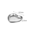 Axyaa Heart-shaped Snack Tray: Creative Dessert & Fruit Plate Storage Solution