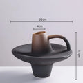 Axyaa Gradient Ceramic Vase Home Decor - Kiln-changed Retro Flowerpot Jar