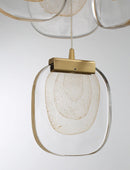 Axyaa Luxury LED Crystal Chandelier for Staircase & Living Room