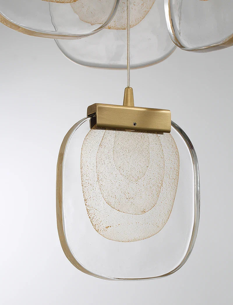 Axyaa Luxury LED Crystal Chandelier for Staircase & Living Room