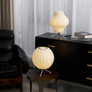 Japanese Silk Floor Lamp by Axyaa - Elegant Zen-style Fabric Lamp for Home, Hotel, Study