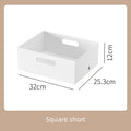 Axyaa Clear Drawer Boxes with Lids & Wheels - Household Plastic Organizers