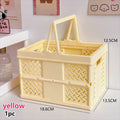 Axyaa Collapsible Storage Baskets - Multi-Color Organizer Boxes - Set of 5