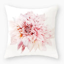 Axyaa Owl Floral Plant Pattern Printed Throw Pillow Cover