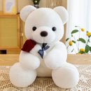Axyaa Rose Bear Plush Doll Pillow - Valentine's Day Gift