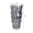 Axyaa Crystal Glass Hydroponic Vase for Art Flower Arrangement and Decor