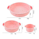 Axyaa Circular Silicone Cake Mold Set - 4PCS DIY Baking Tray & Oven Kit