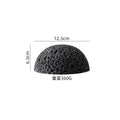 Axyaa Meteorite Ball Plate: Japanese Style Round Tableware Separator for Creative Dining