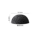 Axyaa Meteorite Ball Plate: Japanese Style Round Tableware Separator for Creative Dining