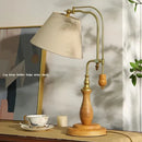 Axyaa Solid Wood Table Lamps for Bedroom, Living Room & Restaurant