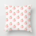 Peachy Pink Pattern Cushion Cover 45X45CM for Sofa Decor by Axyaa