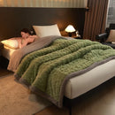 Axyaa Three-Layer Plush Blanket: Thick, Warm, & Versatile