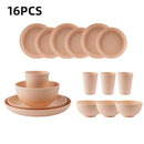 Axyaa Wheat Straw Cutlery Set - Unbreakable Eco-Friendly Dining Tableware