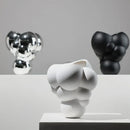 Axyaa Nordic Foam Cloud Vase: Creative Resin Handicraft Decor for Home