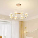 Axyaa LED Ceiling Lamp Chandelier for Modern Bedroom and Dining Room