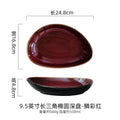 Axyaa Ceramic Sushi Dim Sum Plate Set