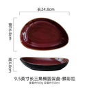 Axyaa Ceramic Sushi Dim Sum Plate Set