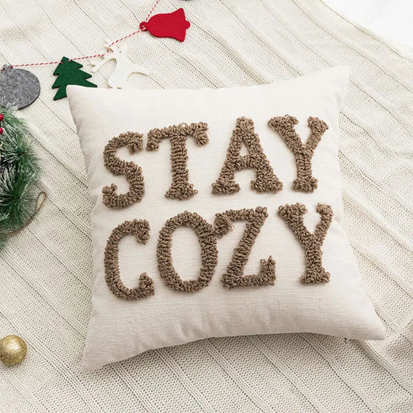 Axyaa Nordic Velvet Pillow Cover – Soft Chenille Cushion Case for Stylish Sofa Decor