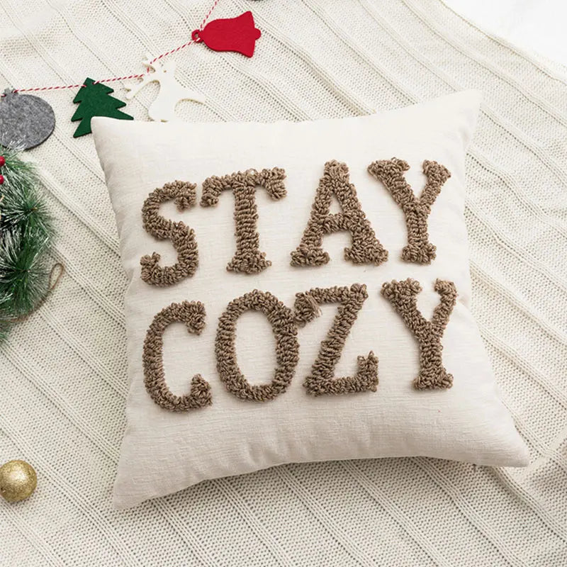 Axyaa Nordic Velvet Pillow Cover – Soft Chenille Cushion Case for Stylish Sofa Decor