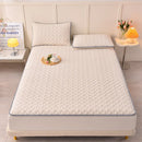 Axyaa Fluffy Plush Winter Fitted Sheet - Solid Color Velvet Warmth Bed Cover