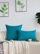 Axyaa Linen Decorative Cushion Covers for Sofa Living Room 45x45cm