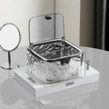 Axyaa Acrylic Hair Clip Organizer with Lid - Headdress & Accessories Holder
