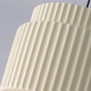 Axyaa Nordic Cream Resin Pendant Chandelier Ceiling Light E27 Dining Room Bedside Reading