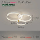 Axyaa LED Ceiling Light: Modern Aluminum Ring for Bedroom, Study - Full Spectrum Lighting
