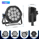Axyaa 14LEDs RGBW Par Lights for Stage Effect at Party, Concert, Wedding
