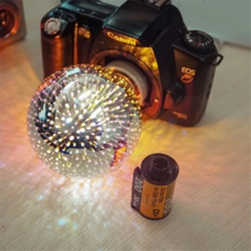 Axya 3D LED Firework Table Lamp Retro Decor E27 Light