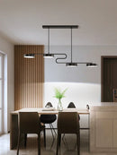 Axyaa Modern Minimalist LED Chandelier for Kitchen Dining Table and Home Decor.