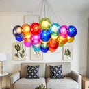Axyaa Modern Glass Ball Chandelier for Living Room, Office, Dining Table