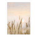 Axyaa Sunset Lake Canvas Wall Art - Nordic Scenery Print for Home Decor