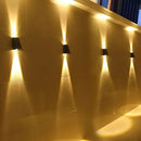 Axyaa Solar LED Fence Lights for Outdoor Garden, Stairs, Courtyard, and Wall Decoration