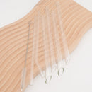 Axyaa Glass Straws: Reusable, Transparent, Eco-Friendly Straw Set with Storage Bag