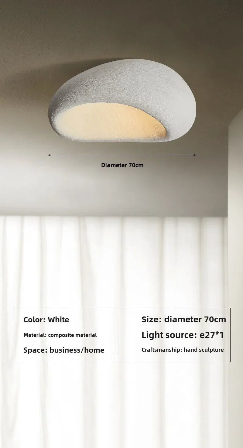 Nordic Style Wabi Sabi Ceiling Chandelier by Axyaa - Modern Art Deco LED E27 Light
