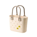 Axyaa Plastic Bath Basket: Large Capacity Handbag for Picnics, Household Storage