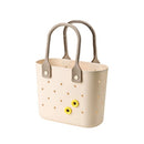 Axyaa Plastic Bath Basket: Large Capacity Handbag for Picnics, Household Storage