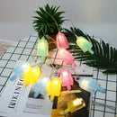 Axyaa Ice Cream String Lights: Cute Bedroom Party Holiday Glow Indoor Decor