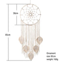 Axyaa Boho Leaf Dream Catcher Wall Hanging for Nordic Home Decor