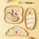 Axyaa Clown Ceramic Plate: Creative Irregular Home Dessert Snack Bread Plate