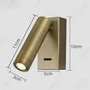 Axyaa Adjustable Angle 3W LED Bedside Reading Light, Warm White for Bedroom, Living Room