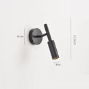 Axyaa Rotatable Metal Sconce Light LED Retro Design Bedroom Reading Lustres