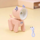 Axyaa Mini USB Rechargeable Cartoon Night Light - Bedroom Desktop Ornament & Ambient Light