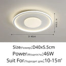 Axyaa Ultrathin LED Ceiling Lamp, Remote Dimming, Modern Living Room Light, Large Fixture